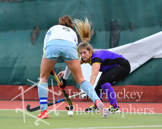 Hayley O'Donnell makes a tackle