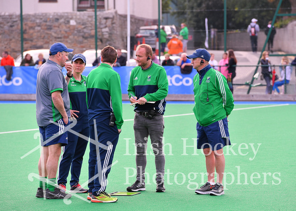 The Irish coaching team