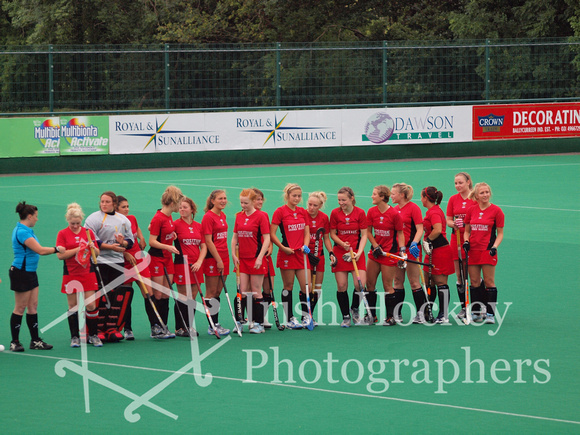 Wales line up pre-match against Ireland