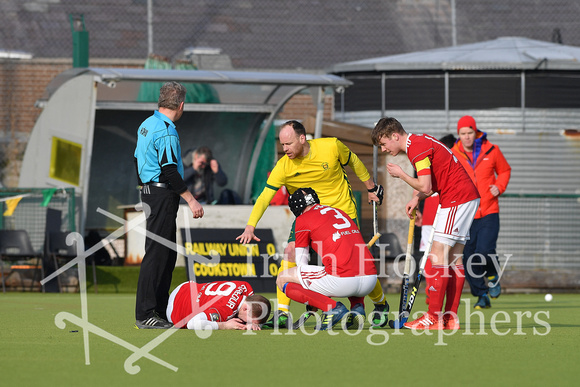 Andy Barbour takes a knock