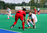 Ben Campbell makes a tackle